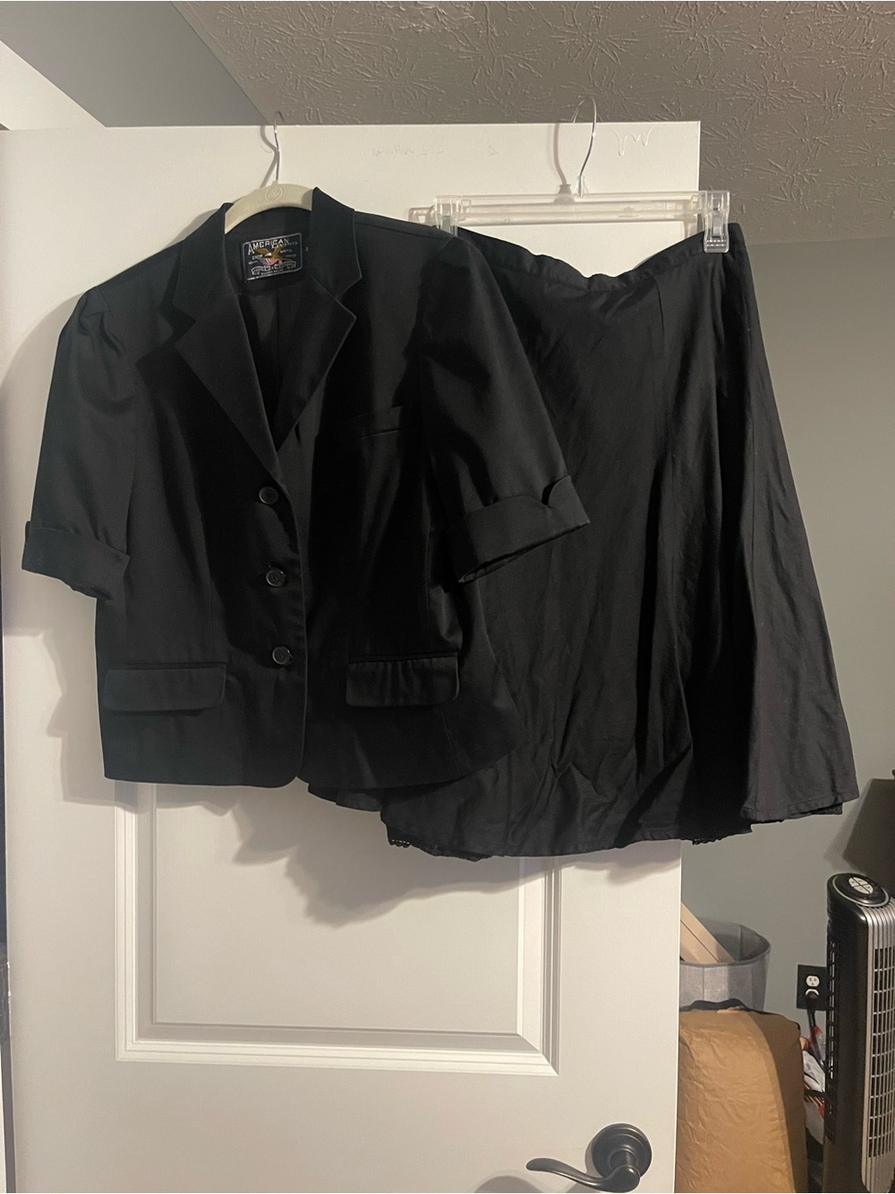 American Living Black Blazer Jacket & Skirt